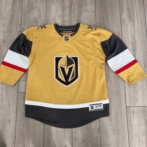 NHL Vegas Golden Knights Hockey Jersey Youth L/XL Gold